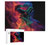 Skeleton Lovers Kiss Puzzles Customized Challenging Gifts for Adults 300/500/1000 Piece