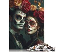 Skeleton_lovers Puzzle Premium 100% Recycled Board Paper Rectangular Jigsaw Puzzle for Boy Or Girl 1000pcs (75x50cm)
