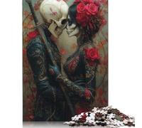 Skeleton_lovers Puzzles 1000 Pieces Wooden Puzzles for Adults And Teenager Family Game Christmas Eve Gifts 1000pcs (75x50cm)