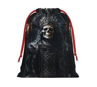 Skeleton Man with Crown L Patterned Gift Bags - Add a touch of formality to weddings, Christmas, birthdays, and anniversaries - (S - L)