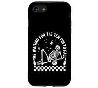 Skeleton Me Waiting for The Ten Pin to Fall Bowling Suspense Case for iPhone SE (2020) / 7/8