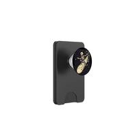 Skeleton Meteor Madness Begins PopSockets PopWallet for MagSafe