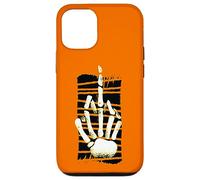 Skeleton Middle Finger Hand Halloween Fuck off Funny Meme Case for iPhone 12/12 Pro