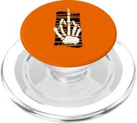 Skeleton Middle Finger Hand Halloween Fuck off Funny Meme PopSockets PopGrip for MagSafe
