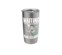Skeleton Oak Island Mystery Treasure Hunting Treasure Hunter Stainless Steel Insulated Tumbler