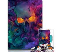 Skeleton Octopus Puzzles 1000 Pieces for Adults,for Educational Game Challenge Toy for Is Ideal As A Gift for The Whole Family (38x26cm)