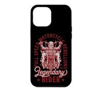 Skeleton On Fire Riding Motorcycle Bikers and Cycle Lovers Case for iPhone 12 Pro Max
