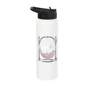 Skeleton Pajama Nap Goth Halloween Stainless Steel Insulated Water Bottle