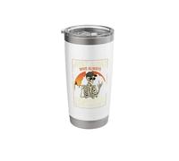 Skeleton Papa Just A Dad Who Always Came Back with The Milk Stainless Steel Insulated Tumbler