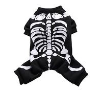 Skeleton Pet Costume - A Dress-up Apparel for Kittens and Small to Medium Dogs, Perfect for Cosplay Parties, Proms, Themed Events, Performances, Carnivals, and Role-Play Photography.