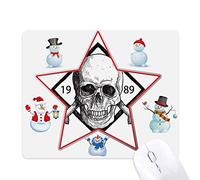 Skeleton Pirate 1989 Decoration Pattern Christmas Snowman Family Star Mouse Pad
