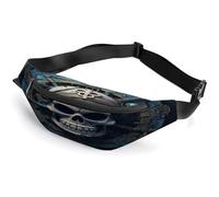Skeleton Pirate Belt Bag for Men & Women, Fanny Pack Everywhere with Adjustable Strap, Small Waist Pack for Travel Walking Running Hiking Cycling