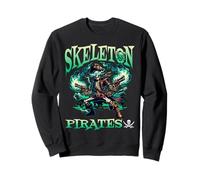 Skeleton Pirates Blazing Ghost Twin Guns Undead Fury Sweatshirt
