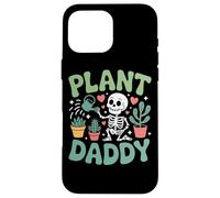 Skeleton Plant Daddy Love Cactus Humor Case for iPhone 16 Pro Max