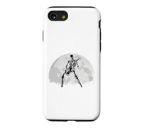 Skeleton Playing Electric Guitar Solo in Moonlit Graveyard Case for iPhone SE (2020) / 7/8