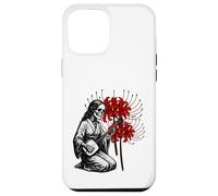 Skeleton playing Shamisen Red higan flower music Case for iPhone 12 Pro Max