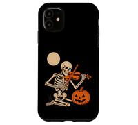 Skeleton Playing Violin Case for iPhone 11