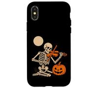 Skeleton Playing Violin Case for iPhone X/XS