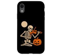Skeleton Playing Violin Case for iPhone XR
