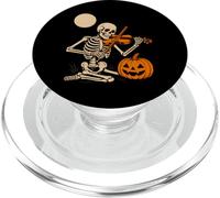 Skeleton Playing Violin PopSockets PopGrip for MagSafe