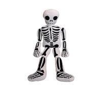 Skeleton Plush - 40cm Halloween Stuffed Human Skeleton Cushion | Cute Skeletons Figure Decorations Plush Toys | Soft Home Decor For Kids Adults Travel Indoor Living Room Family Office Car Sofa Couch B