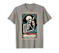 Skeleton Podcaster Tarot Card Creative The Content Creator T-Shirt