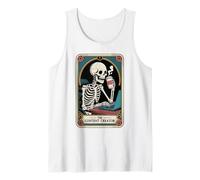 Skeleton Podcaster Tarot Card Creative The Content Creator Tank Top