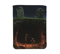 Skeleton, Proposal Waterproof Book Sleeve with Zipper & Front Pocket | 11x8.5 Inch Canvas Book Pouch Protector | Perfect Book Lovers Gift for Travel