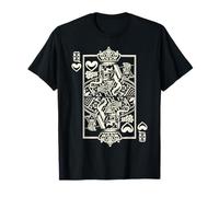 Skeleton Queen of Hearts Spooky Halloween Couples Costume T-Shirt