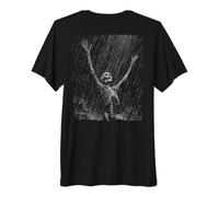 Skeleton Rain Goth Emo Dad Vintage Graphic Premium T-Shirt