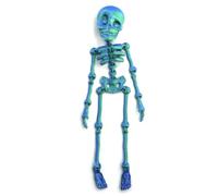 Skeleton Refrigerator Magnets: Skeleton Dishwasher Magnet Cover For Fridge, 3D Printed Funny Goth Human Skull With Movable Joints, Halloween Magnets Decor For Fridge