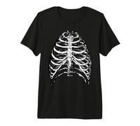 Skeleton Ribcage Anatomy Art Halloween Premium T-Shirt