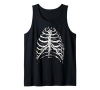 Skeleton Ribcage Anatomy Art Halloween Tank Top