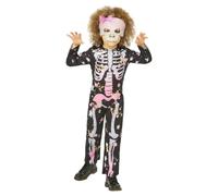 Smiffys Skeleton Rose Gold Sparkle Costume (Size L)