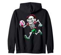 Skeleton Rugby Zip Hoodie