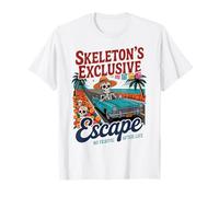 Skeleton’s Exclusive Escape - Funny Mexican Día de Muertos T-Shirt