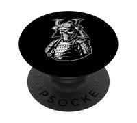 Skeleton Samurai Armor Warrior Japan PopSockets Adhesive PopGrip