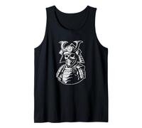 Skeleton Samurai Armor Warrior Japan Tank Top