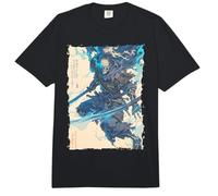 Skeleton Samurai Skull - Ukiyo-e Undead Comfort Colors Adult Heavyweight T-Shirt