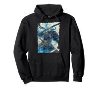 Skeleton Samurai Skull - Ukiyo-e Undead Pullover Hoodie