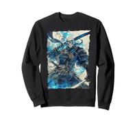Skeleton Samurai Skull - Ukiyo-e Undead Sweatshirt