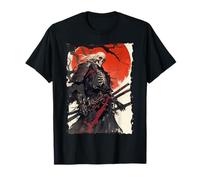 Skeleton Samurai Skull - Ukiyo-e Undead T-Shirt
