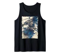 Skeleton Samurai Skull - Ukiyo-e Undead Tank Top