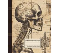 Skeleton Science Notebook for Medical Students - Chemistry, Anatomy, Brain & Lab Notes - College Ruled Journal for Radiology, Biology, STEM, Med School, Healthcare & Pre-Med Studies - Lab Notebook