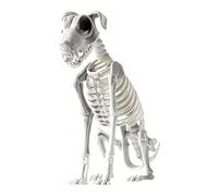 Skeleton Sitting Dog - Portable Skeleton Dog Decoration | Animals Skeleton Decoration | With Options, 17.3 x 12.2 inches for Cemetery Scenes Haunted House Prop Indoor and Outdoor Use