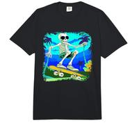 Skeleton Skateboarder Comfort Colors Adult Heavyweight T-Shirt