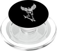 Skeleton Skateboarding Fairycore Aesthetic Goth Alt PopSockets PopGrip for MagSafe