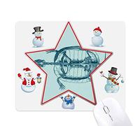 Skeleton Sketch Tortoise Animal Christmas Snowman Family Star Mouse Pad