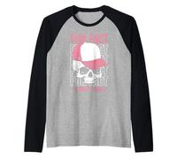 Skeleton Skull Fun Fact Dont Care Sarcastic Humor Halloween Raglan Baseball Tee