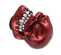 Skeleton Skull Head Car Modified Gear Shift Knob Stick Lever for Universal Installation Eco-Friendly Durable Design for Attractive Car Interiors (Red)